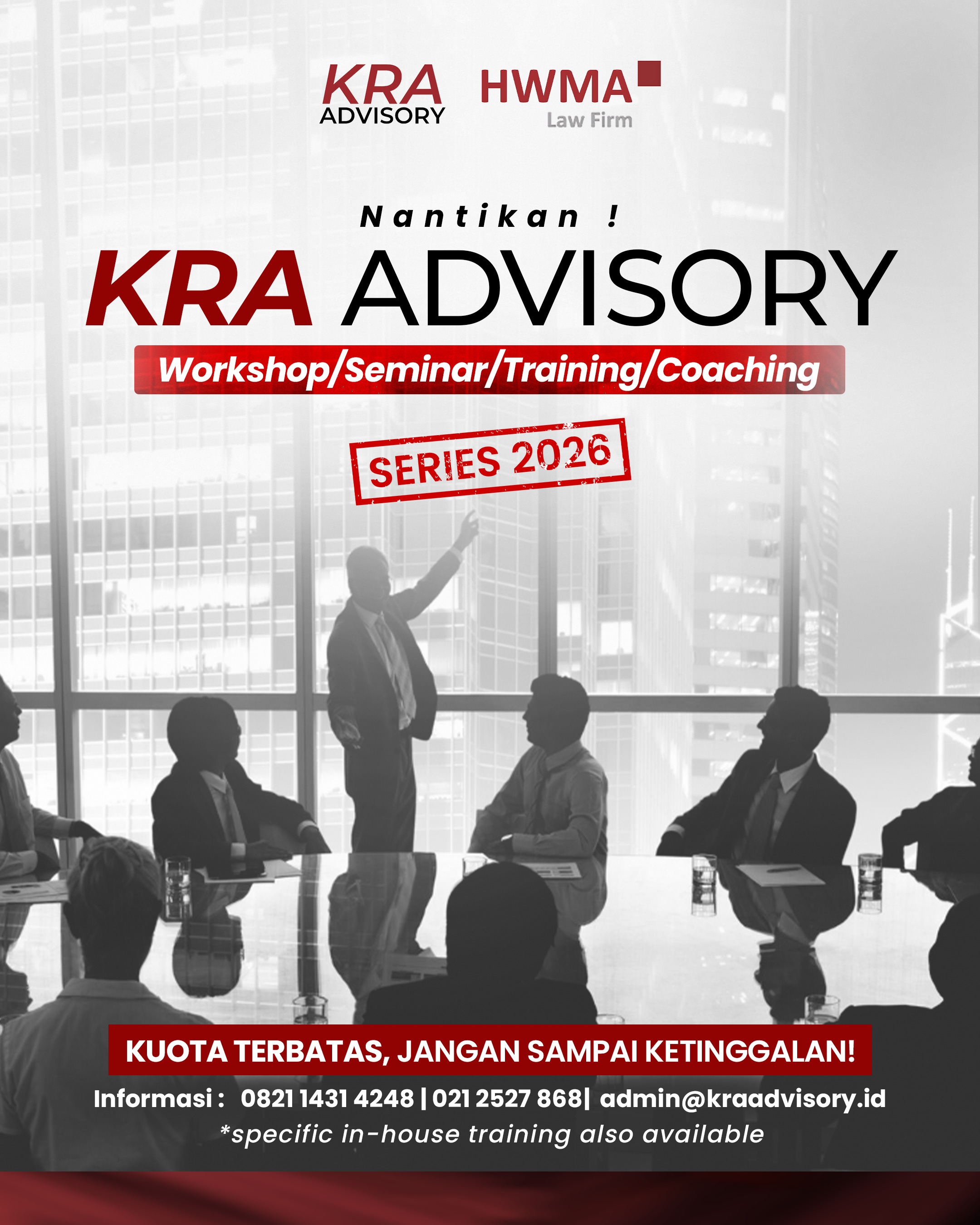 KRA Advisory, in collaboration with HWMA Law Firm, proudly presents Series 2026!
